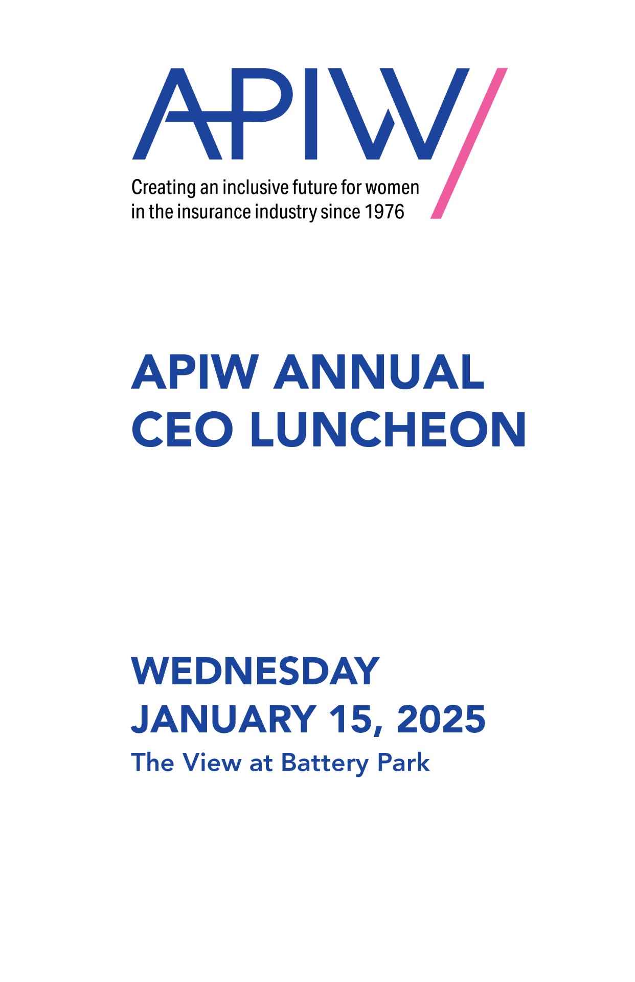 APIW 2025 CEO Luncheon